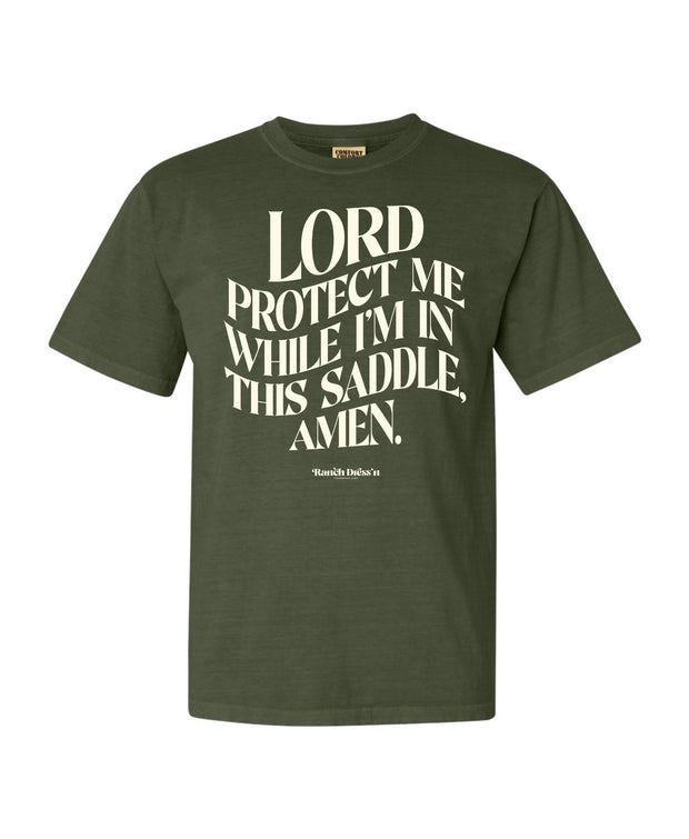 LORD PROTECT ME IN THE SADDLE | TEE