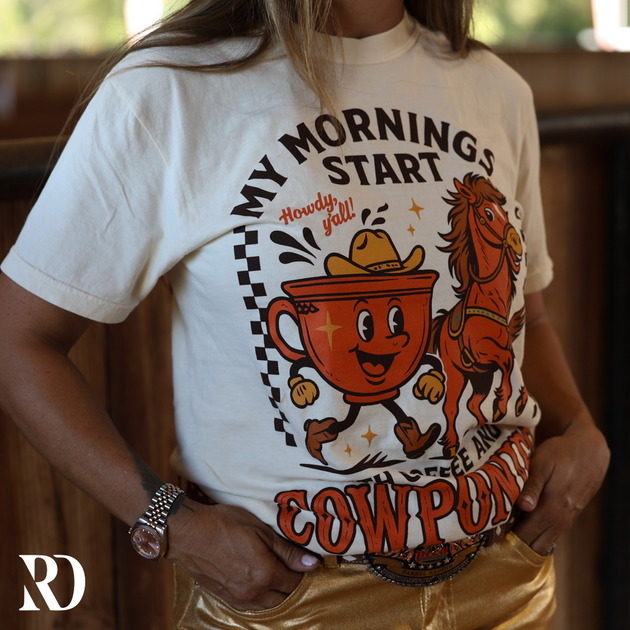 COFFEE AND COWPONIES | TEE – Ranch Dress'n