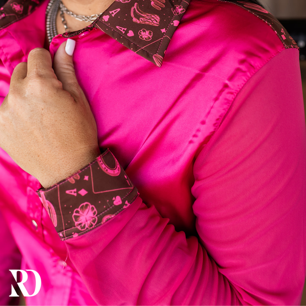 mens hot pink dress shirt PISTOL SATIN MESH PERFORMANCE RODEO X-SMALL PRE-ORDER:S - 2 Women's Midi coat dress turning visibility that makes x-subClass:BUTTONED