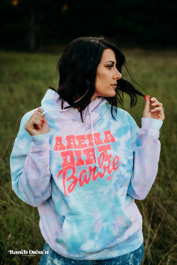 ARENA DIRT BARBIE - COTTON CANDY HOODIE