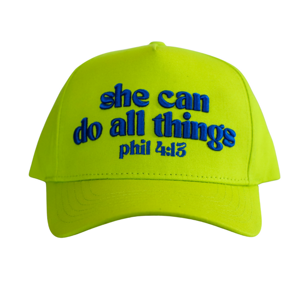 SHE CAN DO ALL THINGS HAT