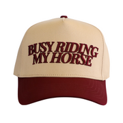 BUSY RIDING MY HORSE