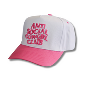 ANTI SOCIAL COWGIRL CLUB (PINK) HAT