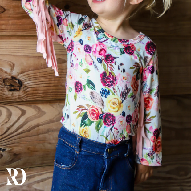WILDFLOWER FRINGE INFANT / TODDLER BODYSUIT