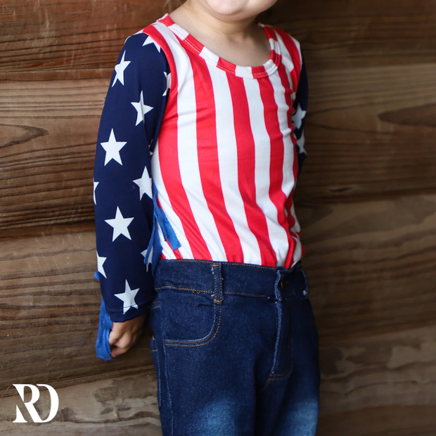 PATRIOTIC FRINGE INFANT / TODDLER BODYSUIT