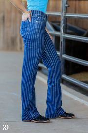 STEVIE PINSTRIPE TROUSER JEANS