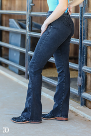 JOLENE BOOTCUT JEANS - VINTAGE BLACK