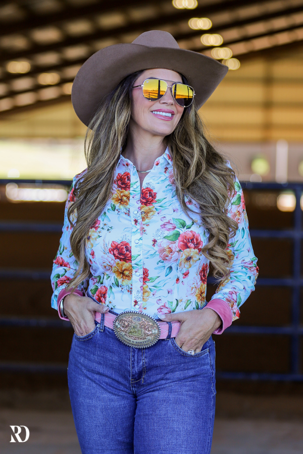 CHARLOTTE FULL PERFORMANCE RODEO SHIRT