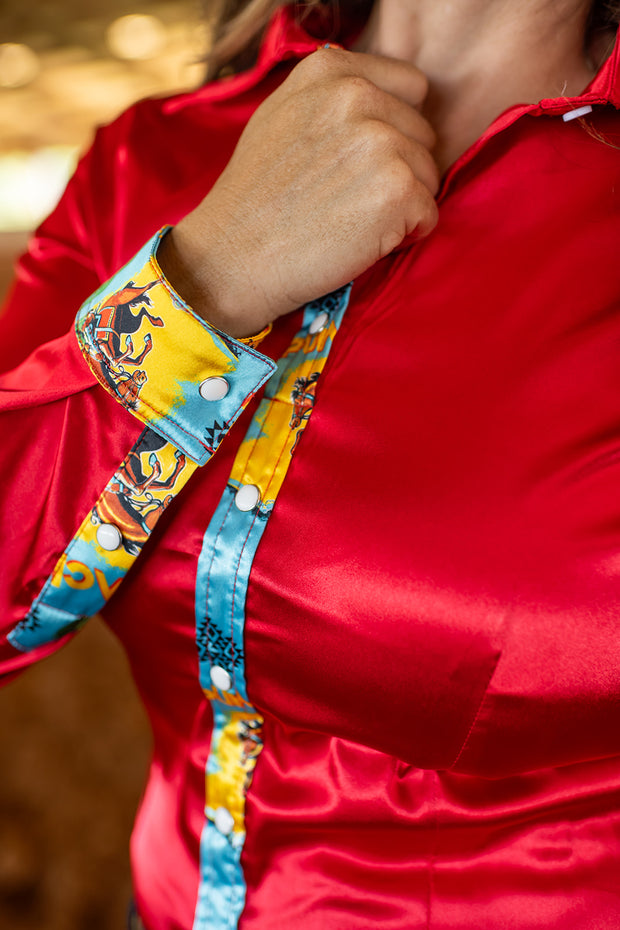 PUNCHY SATIN PERFORMANCE RODEO SHIRT