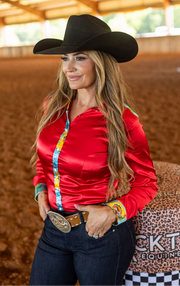 PUNCHY SATIN PERFORMANCE RODEO SHIRT