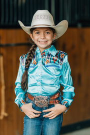 *YOUTH* KIOWA YOKE PERFORMANCE RODEO SHIRT