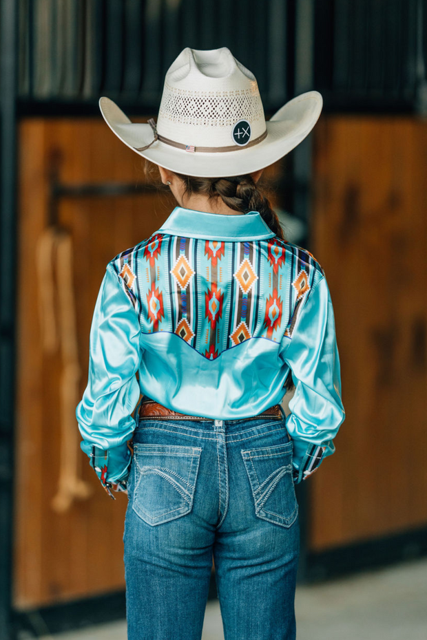 *YOUTH* KIOWA YOKE PERFORMANCE RODEO SHIRT