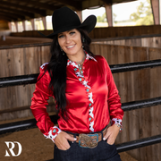 SPADES SATIN PERFORMANCE RODEO SHIRT