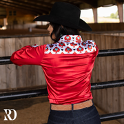 SPADES SATIN PERFORMANCE RODEO SHIRT