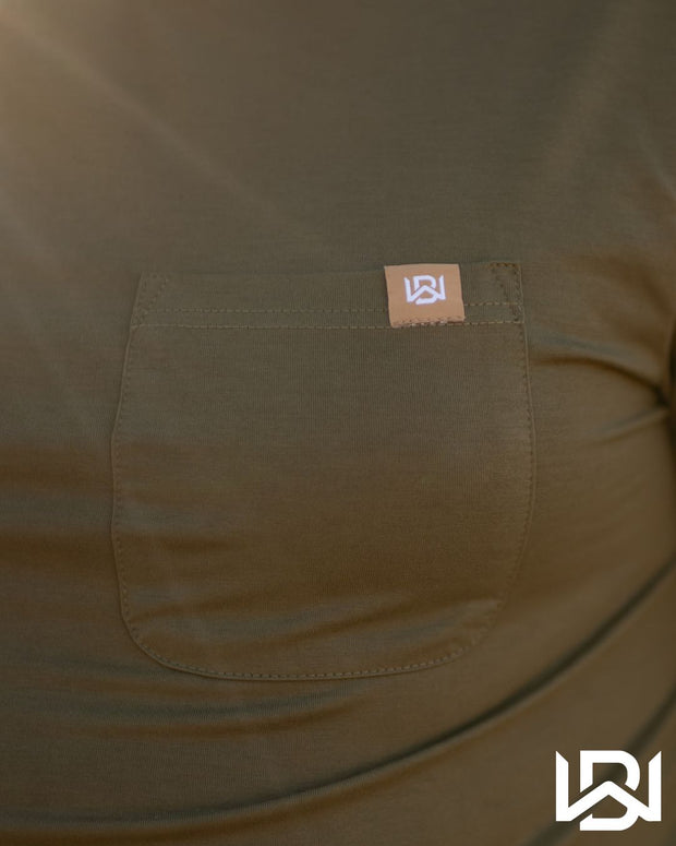 WESTBOUND HOODED LONGSLEEVE SHIRT - OLIVE