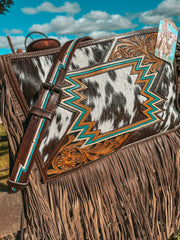 THE ZIGG COWHIDE TOOLED | PURSE
