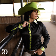 CHECKMATE SATIN PERFORMANCE RODEO SHIRT
