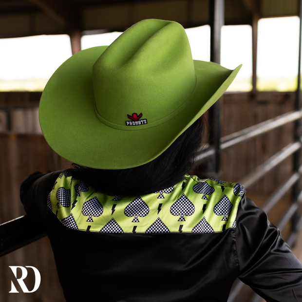 CHECKMATE SATIN PERFORMANCE RODEO SHIRT