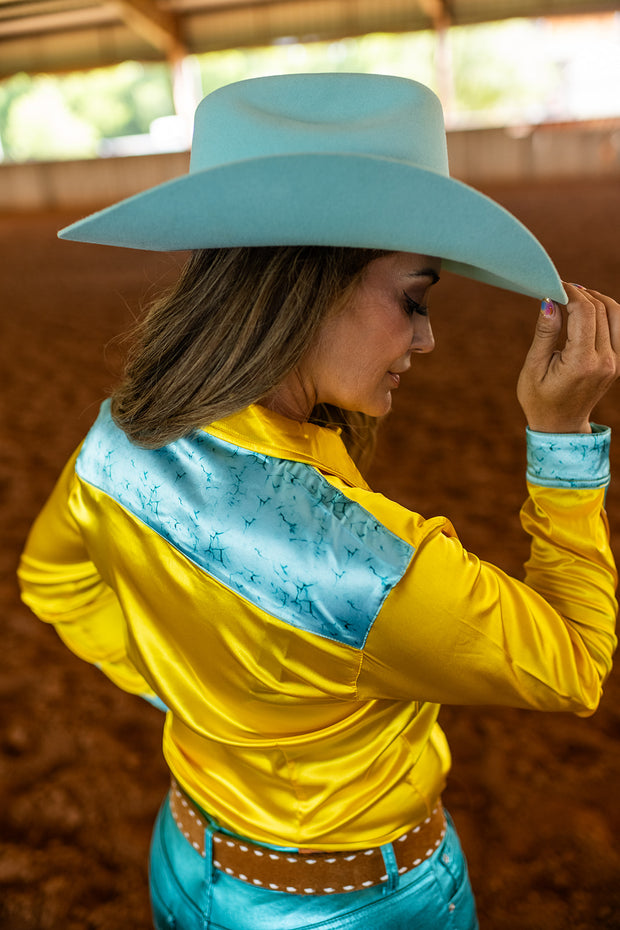 SANTA FE SATIN PERFORMANCE RODEO SHIRT