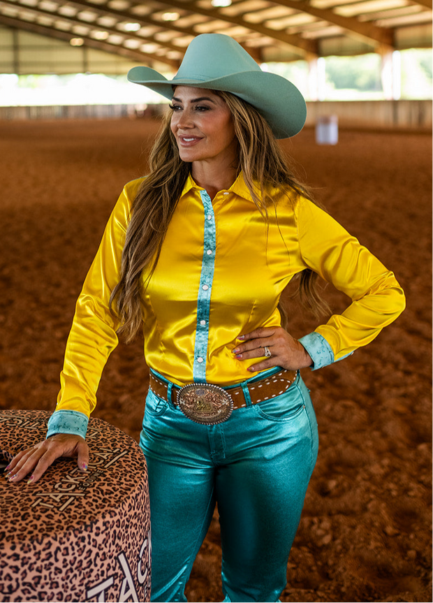 SANTA FE SATIN PERFORMANCE RODEO SHIRT