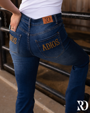 ADIOS PANTALONES BOOTCUT DENIM