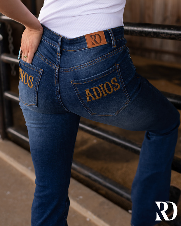 ADIOS PANTALONES BOOTCUT DENIM