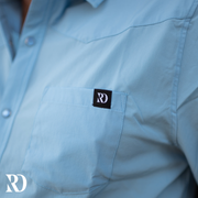 BABY BLUE MEN'S BREEZE PERFORMANCE SHIRT