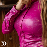 BERRY SPARKLE PERFORMANCE RODEO SHIRT