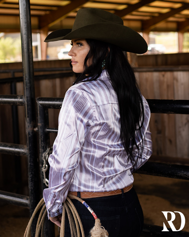 CATHERINE SATIN PERFORMANCE RODEO SHIRT