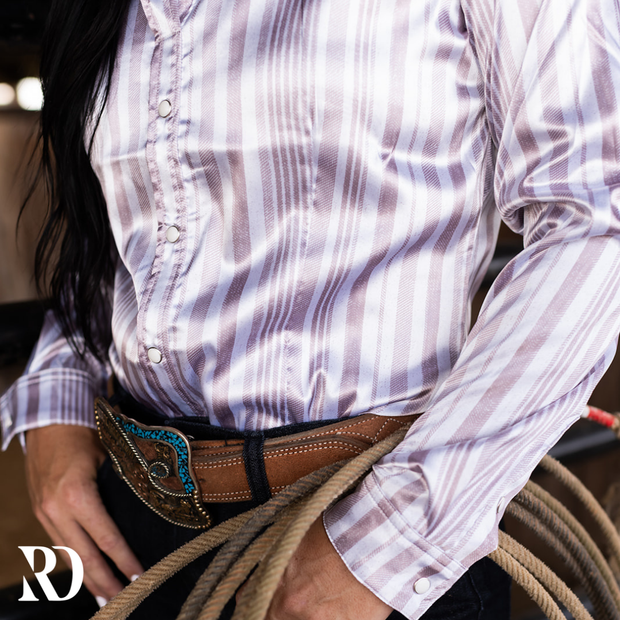 CATHERINE SATIN PERFORMANCE RODEO SHIRT