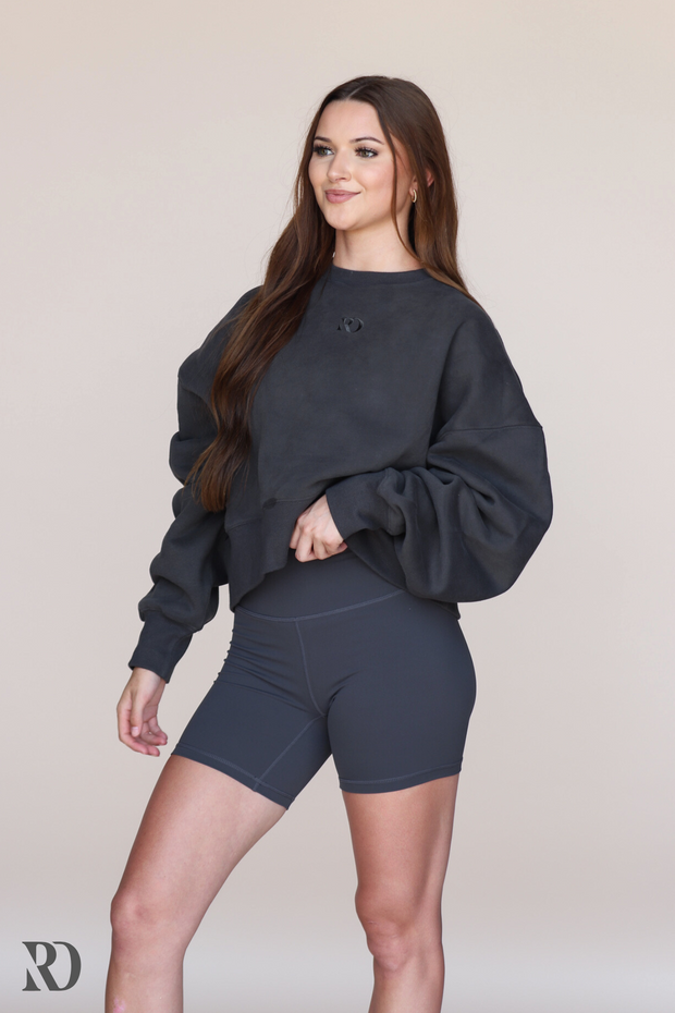 CHARCOAL WARMUP PULLOVER | RD ESSENTIALS