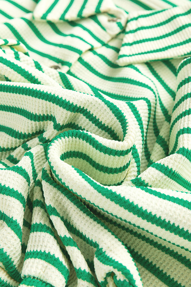 DELILAH TEXTURED STRIPED | ROMPER
