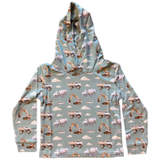 TODDLER HOODED SHIRT | DIGGIN IT