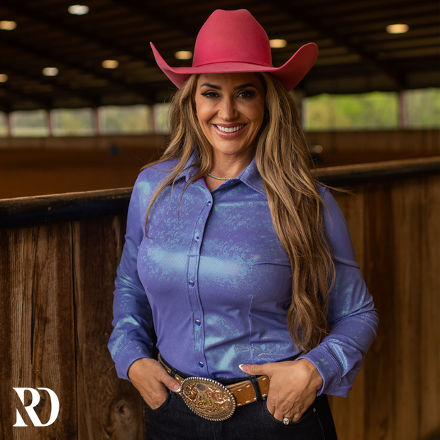 DRAGON SPARKLE PERFORMANCE RODEO SHIRT