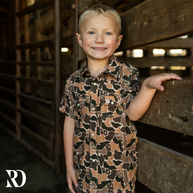 TODDLER BUTTON DOWN | DUCK HUNT