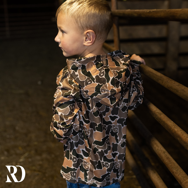 TODDLER HOODED SHIRT | DUCK HUNT