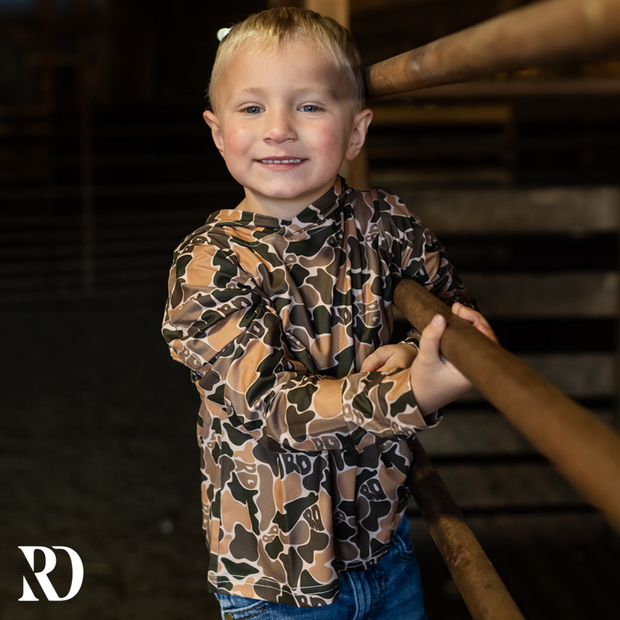 TODDLER HOODED SHIRT | DUCK HUNT