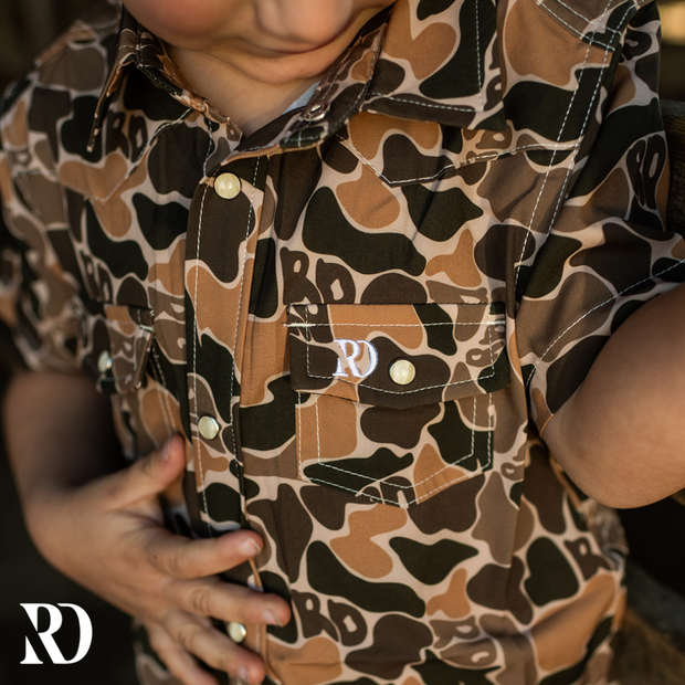 TODDLER BUTTON DOWN | DUCK HUNT