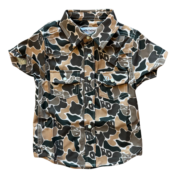 TODDLER BUTTON DOWN | DUCK HUNT