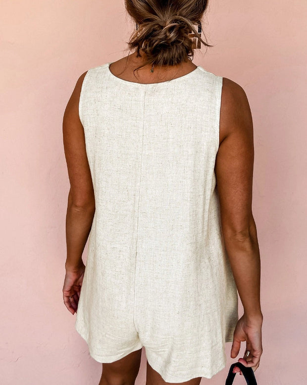 EMMA LINEN | ROMPER