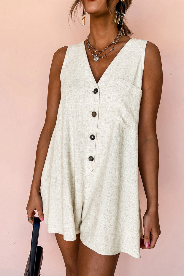 EMMA LINEN | ROMPER