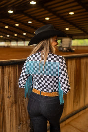 FINISH LINE FRINGE PERFORMANCE RODEO SHIRT