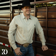 GREEN PLAID MEN'S BREEZE PERFORMANCE SHIRT