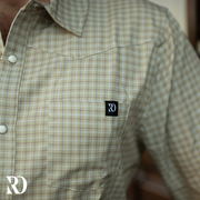 GREEN PLAID MEN'S BREEZE PERFORMANCE SHIRT