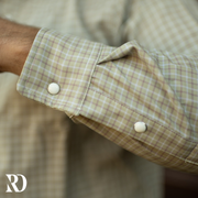 GREEN PLAID MEN'S BREEZE PERFORMANCE SHIRT