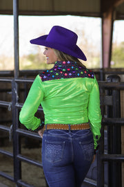 HIGH ROLLER & LIME SPARKLE PERFORMANCE SHIRT