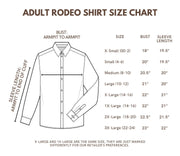 TEJAS TEAL SATIN PERFORMANCE RODEO SHIRT