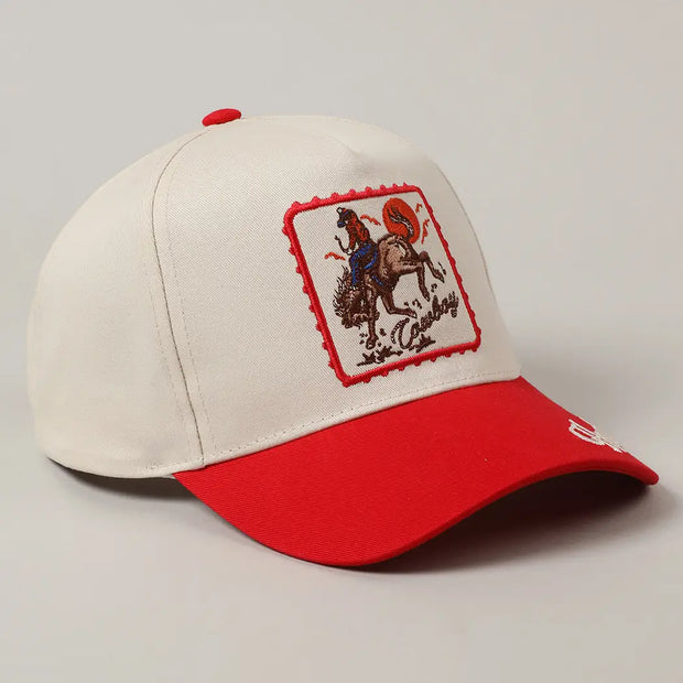 HOWDY COWBOY TWO-TONE CAP