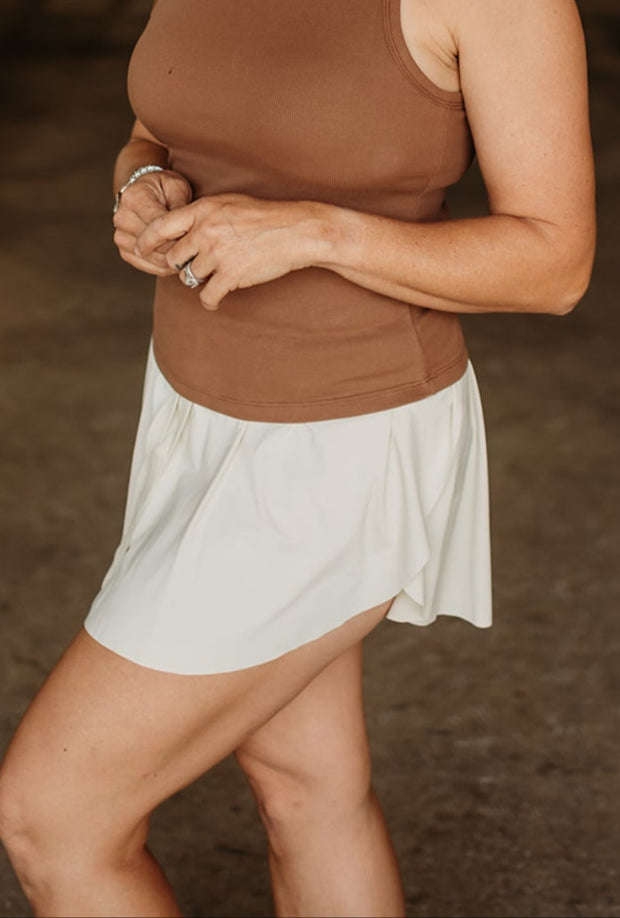 PIXIE HIGH WAIST TENNIS | SKORT