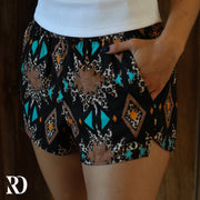 SHORTS | LEOPARD AZTEC
